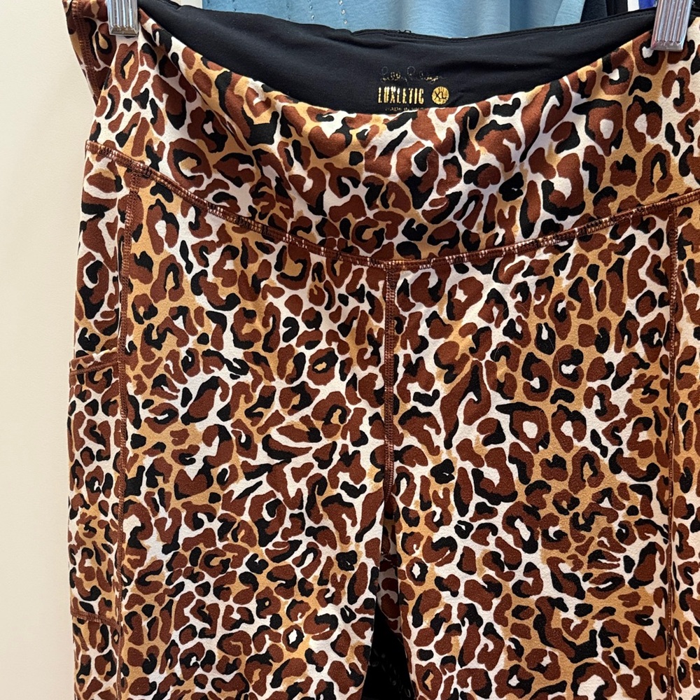 Lilly Pulitzer Brown Leopard Leggings